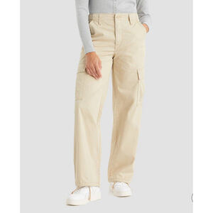 Levi's 94’s Baggy Cargo Wide Leg Pants Women's 28x30 Khaki Streetwear Skate New